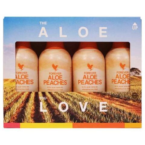 ALOE 4 PACK- PEACHES